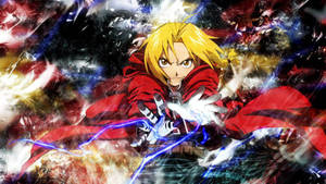 Vibrant Posterfullmetal Alchemist Brotherhood Wallpaper
