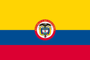 Vibrant Republic Of Colombia Flag Wallpaper