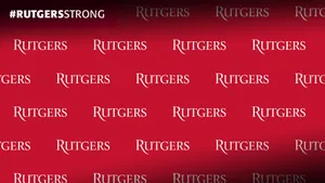 Vibrant Rutgers Red Canvas Background Wallpaper