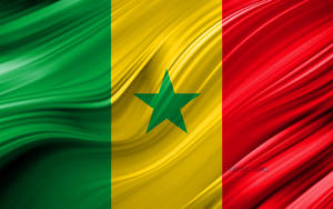 Vibrant Senegal Flag Wallpaper