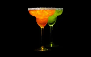 Vibrant Tequila Margarita With Fresh Citrus Wallpaper