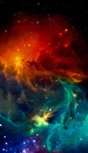 Vibrant Universe Iphone Wallpaper