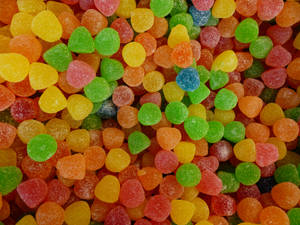 Vibrant Variety Of Chewy Candies Wallpaper