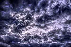 Vibrant Violet Tie-dye Clouds Wallpaper