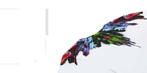 Vibrant Wings Print By Marcelo Burlon Wallpaper