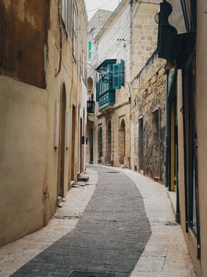 Victoria Alley Malta Wallpaper