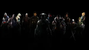 Video Game Characters Gaming Banner Wallpaper