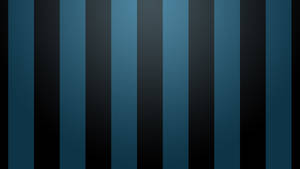Vignette Blue And Black Striped Pattern Wallpaper
