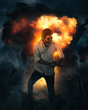 Vijay New Film Beast Wallpaper