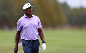 Vijay Singh In Purple Shirt Wallpaper