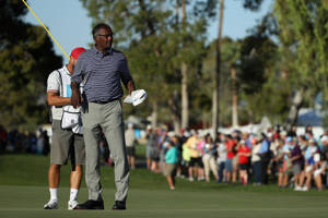 Vijay Singh On Golf Course Wallpaper