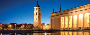 Vilnius Cathedral Square Wallpaper