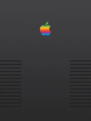 Vintage Apple Logo Wallpaper