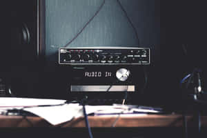 Vintage Audio Equipment Setup Wallpaper