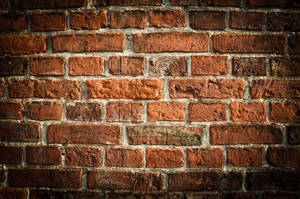 Vintage Brick Texture In Lomography Wallpaper