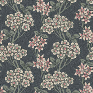 Vintage Floral Pattern Design Wallpaper