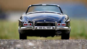 Vintage Mercedes300 S L Rear View Wallpaper