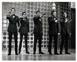 Vintage Motown Group Performance Wallpaper