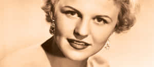 Vintage Peggy Lee Portrait Wallpaper