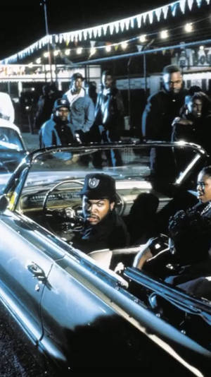 Vintage_ Rap_ Group_ Car_ Scene Wallpaper