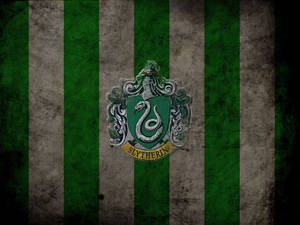 Vintage Slytherin Logo Stripes Wallpaper