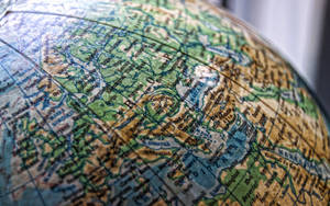 Vintage World Globe Wallpaper