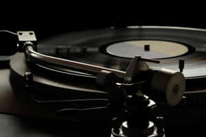Vinyl_ Record_ Player_in_ Action Wallpaper