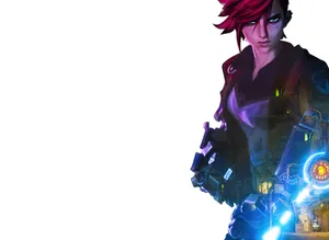 Violet Arcane Charged Up Gloves Wallpaper