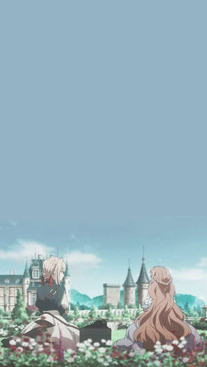 Violet Evergarden And Charlotte Wallpaper