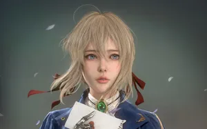 Violet Evergarden Auto Memory Doll 3d Animation Wallpaper