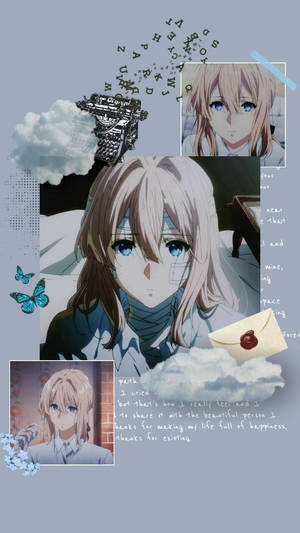 Violet Evergarden Collage Wallpaper