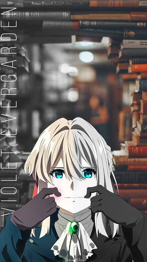 Violet Evergarden Funny Face Wallpaper