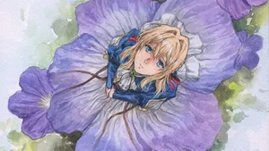 Violet Evergarden Painting Wallpaper