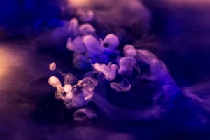 Violet Smoke Wisp Wallpaper