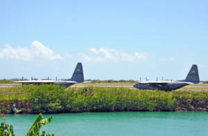 Virgin Islands Airport Tarmac Wallpaper