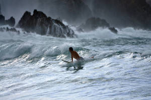 Virgin Islands Surf Mandhal Bay Wallpaper