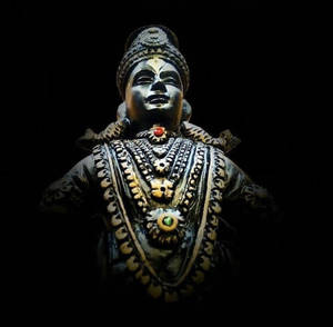 Vitthal Antique Hindu God Statue Wallpaper