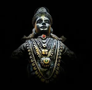 Vitthal Antique Hindu God Statue Wallpaper