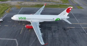 Viva Aerobus Parked Top View Wallpaper