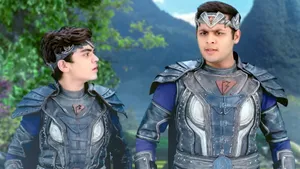 Vivaan Looking At Balveer Wallpaper