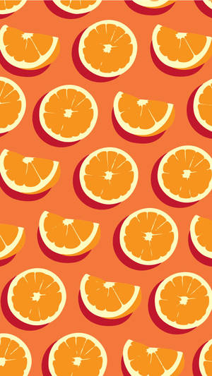 Vivid Array Of Fresh Oranges Wallpaper