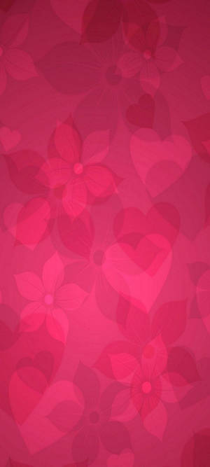 Vivo Y20 Cute Floral Pink Wallpaper