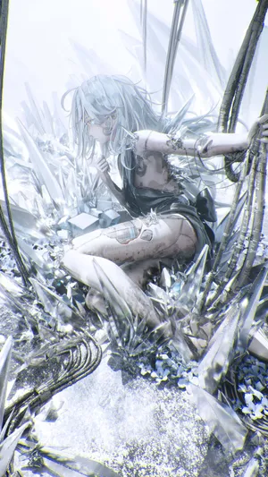 Vivy In Crystals Wallpaper