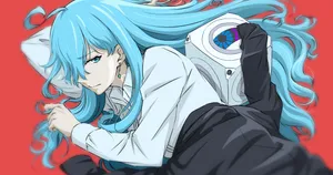 Vivy Laying With Matsumoto Wallpaper