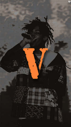 Vlone Iphone Man Mic Wallpaper