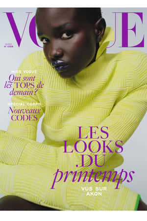 Vogue Magazine Cover Spring Fashion Wallpaper