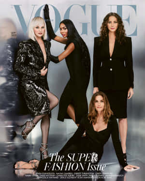 Vogue September2023 Super Fashion Issue Cover Wallpaper