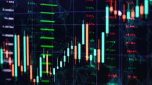 Volatile Stock Market Data Up-close Wallpaper