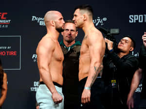 Volkan Oezdemir Aleksandar Rakić Face-off Wallpaper