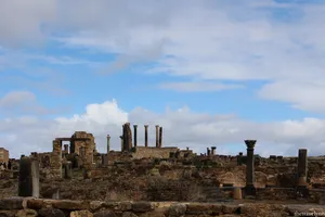 Volubilis Clouds In The Sky Wallpaper